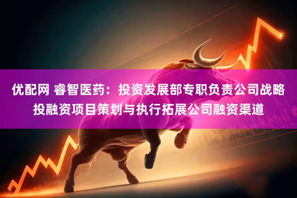 优配网 睿智医药：投资发展部专职负责公司战略投融资项目策划与执行拓展公司融资渠道