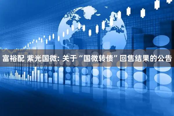 富裕配 紫光国微: 关于“国微转债”回售结果的公告